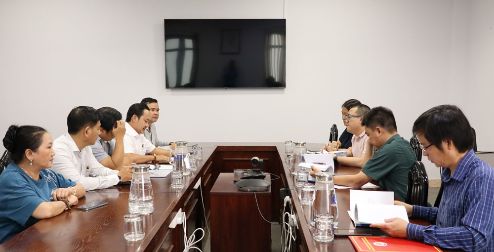 Trường Đại học Văn hóa TP. Hồ Chí Minh làm việc với Viện Nghiên cứu Phát triển và Bảo tồn Văn hóa Nghệ thuật Đông Nam Á 