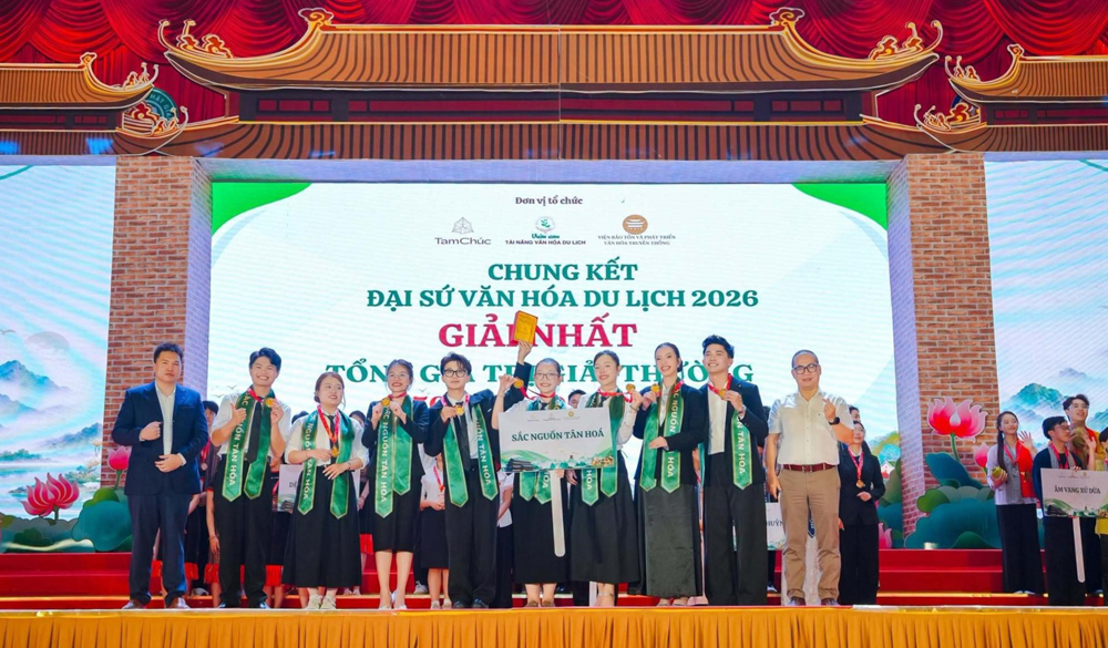 Sinh viên Khoa Du lịch, Trường Đại học Văn hóa TP.HCM xuất sắc đạt Giải Khuyến khích Cuộc thi “Đại sứ Văn hóa Du lịch 2026”