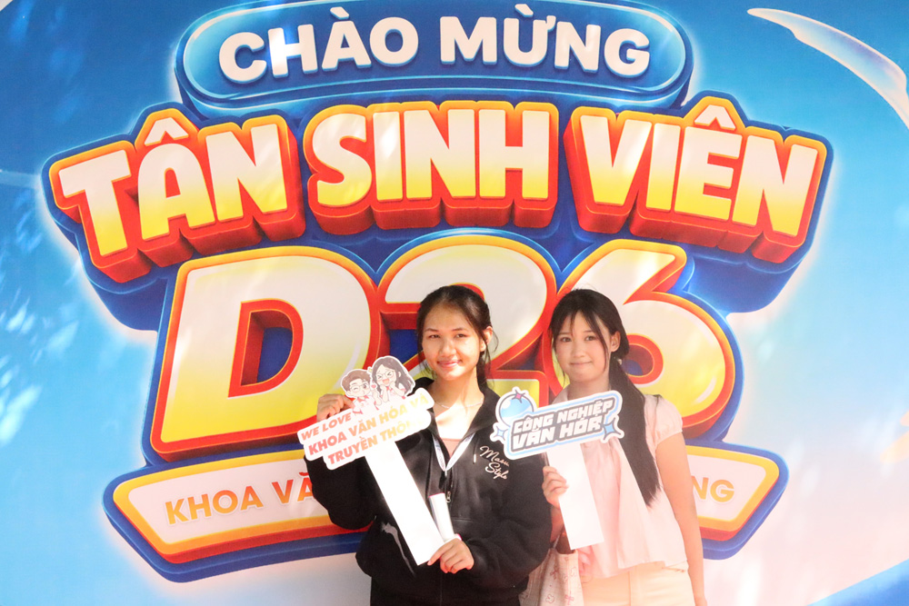 Tân sinh viên khóa 2026-2030 chính thức viết tiếp hành trình tuổi trẻ tại Trường Đại học Văn hóa TP. Hồ Chí Minh