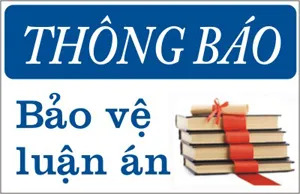 Trường Đại học Văn hoá TP. Hồ Chí Minh thông báo về việc tổ chức đánh giá luận án tiến sĩ tại đơn vị chuyên môn